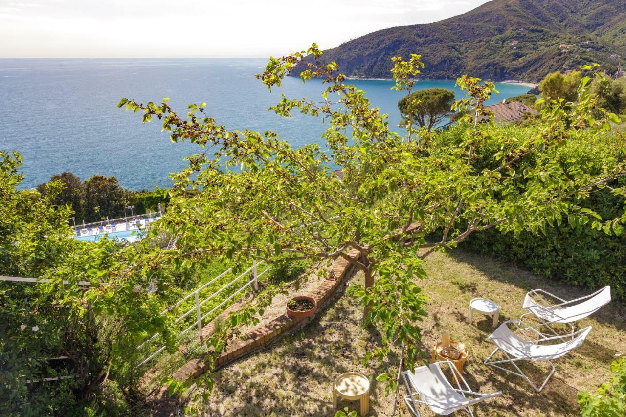 モネーリアCasa Greta. Sea View ,Pool,Parking & Wifiアパートメント エクステリア 写真